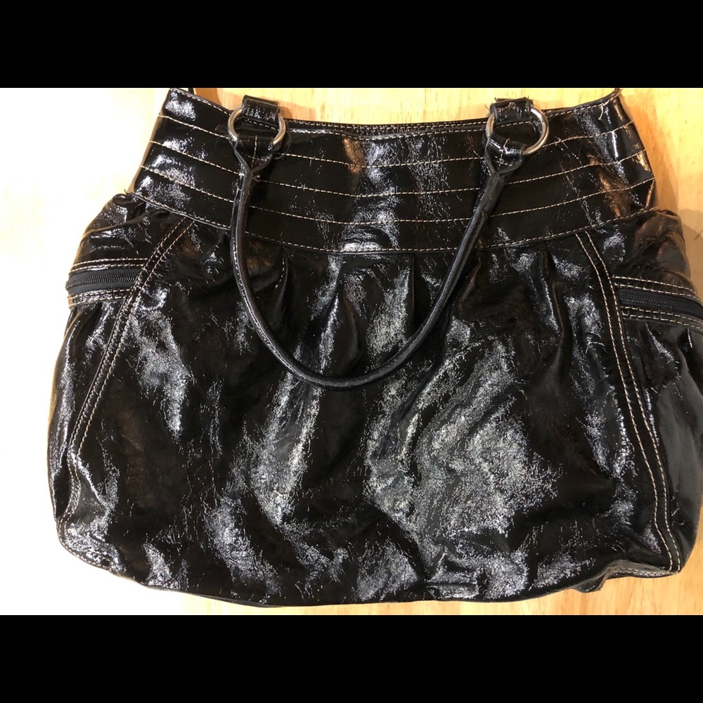Large Faux Leather Hand Bag
